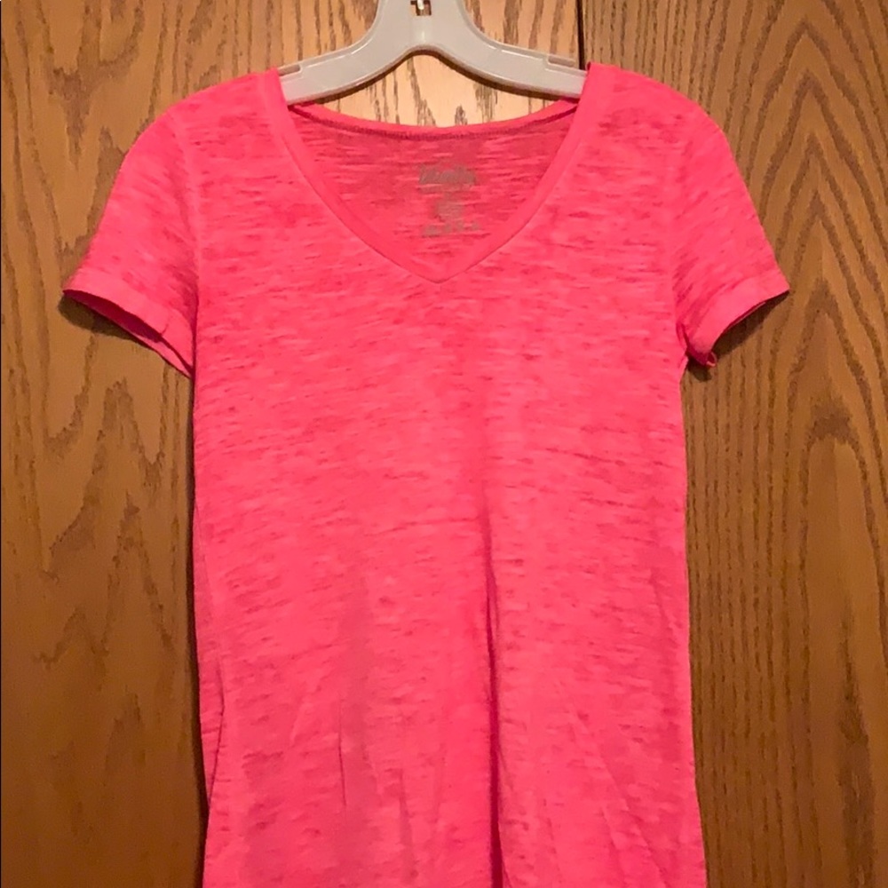 Vanity pink tee.